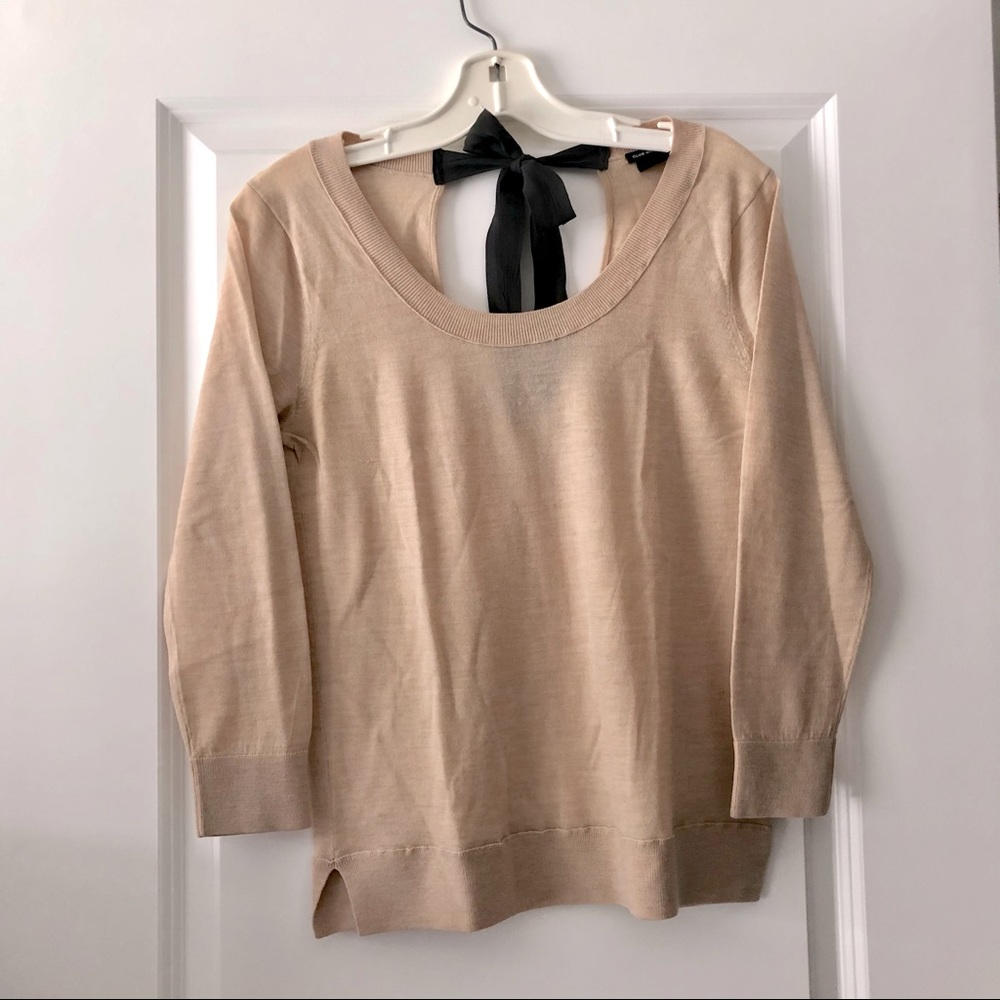 Club Monaco Sweater with bow back